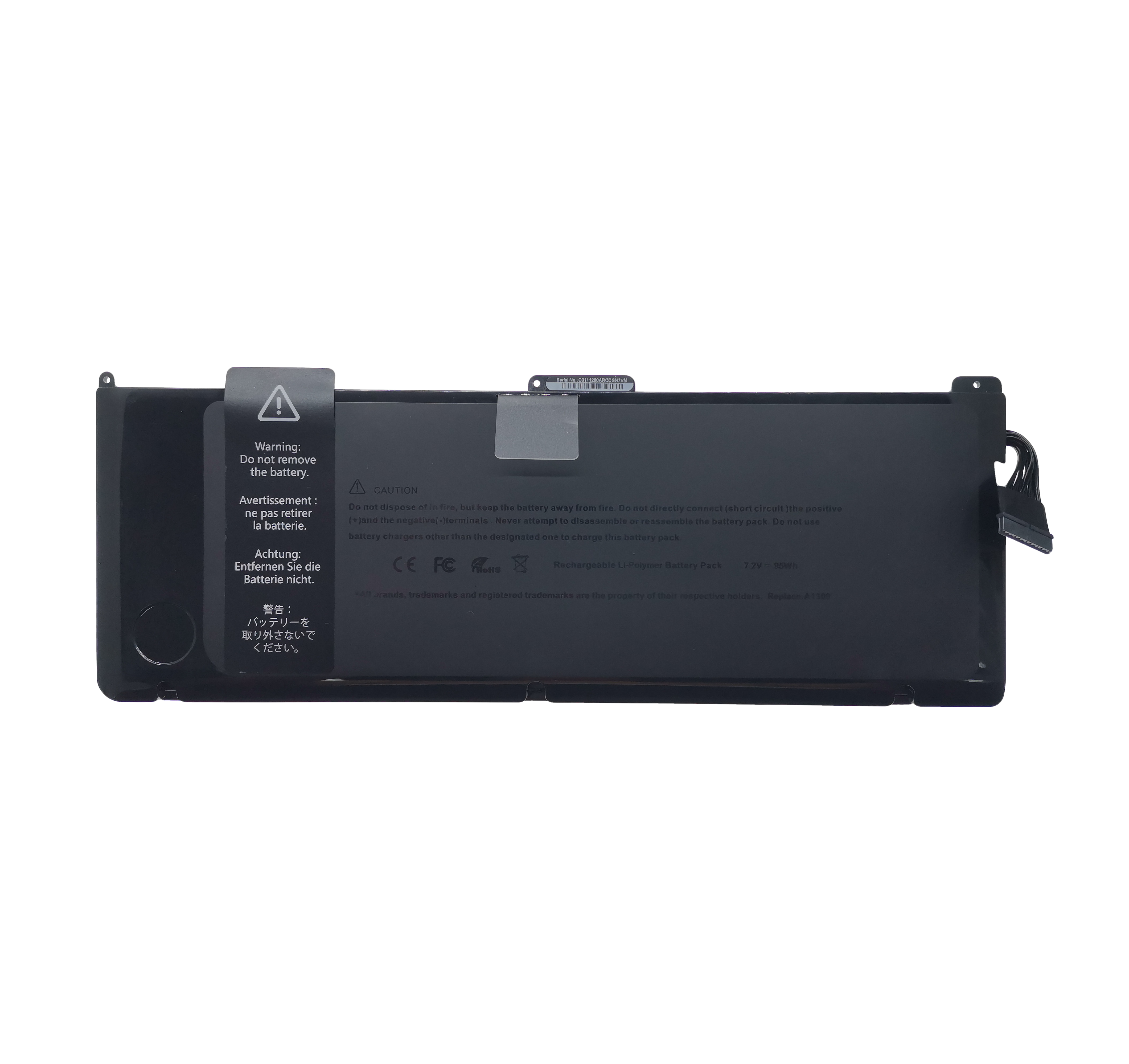 适用于苹果笔记本电脑MacPRO A1278 A1286 A1297 A1341笔记本电池